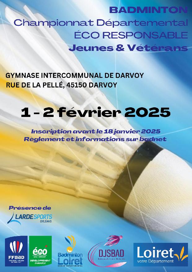 Championnat Départemental Jeunes et Vétérans ECO-RESPONSABLE N-R-D-P 2024-2025